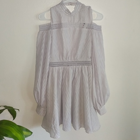 Free people Aslan Cold Shoulder Mini Dress size 2 - Picture 5 of 8